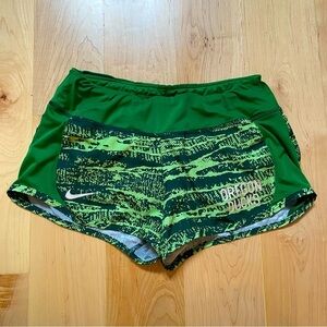 Nike Oregon University of Oregon Ducks Dri-Fit Running Athletic Shorts
